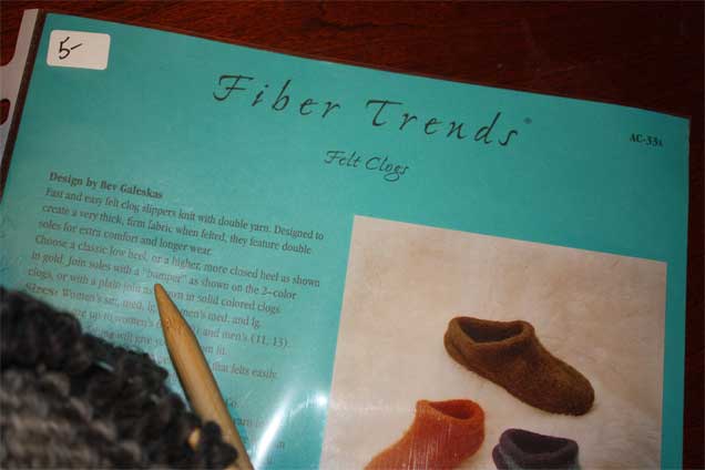 fiber trends felted clogs